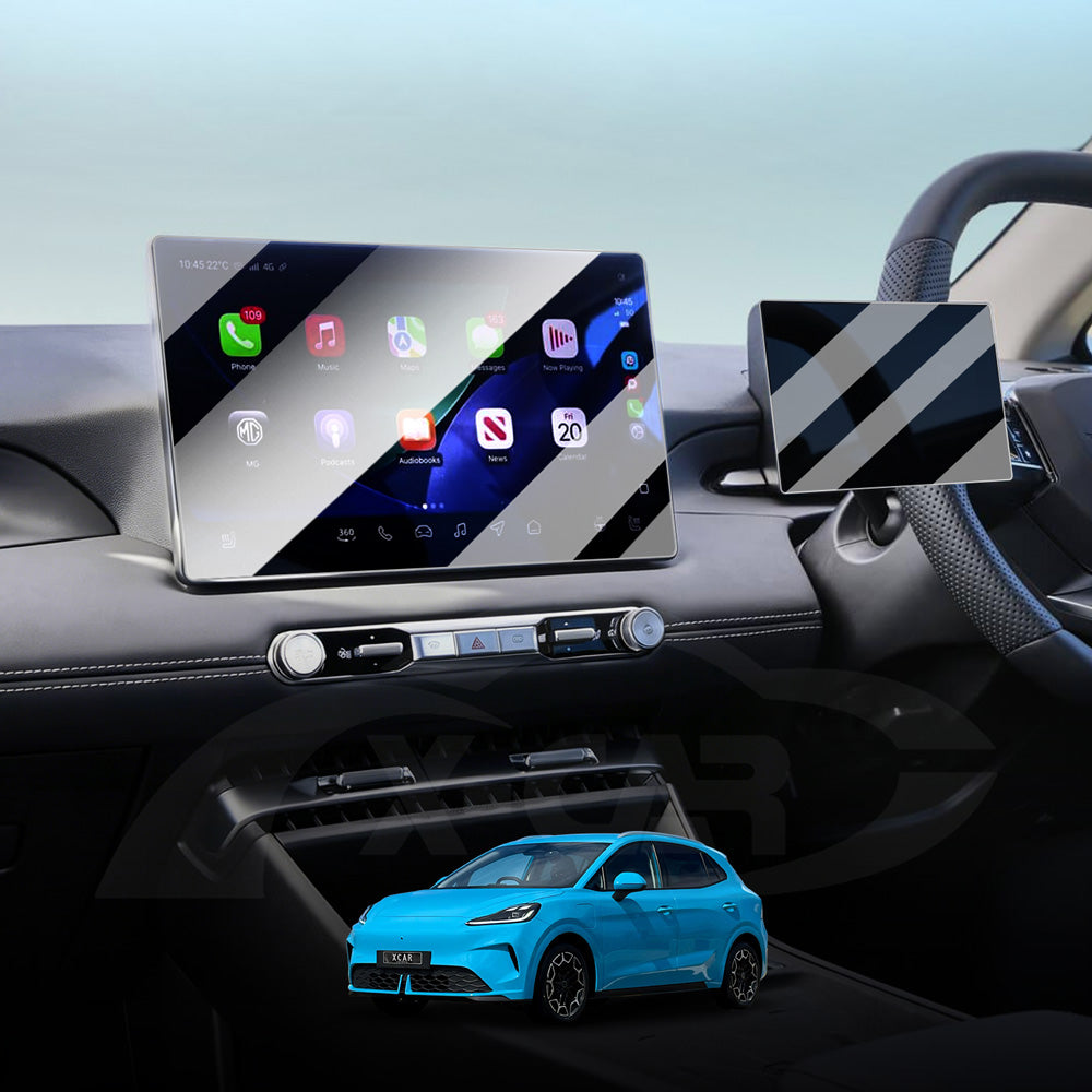 Tempered Glass Screen Protector Set for MG MG4 EV Urban 2026-Onwards Dash Centre Console Touchscreen Anti-Scratch Cover