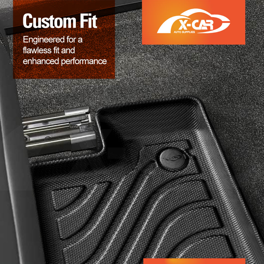 3D Floor Mats for Mini Cooper 3 Door J01 Series 2024-Onwards Heavy Duty All Weather Car Waterproof Interior Protection Liner Set