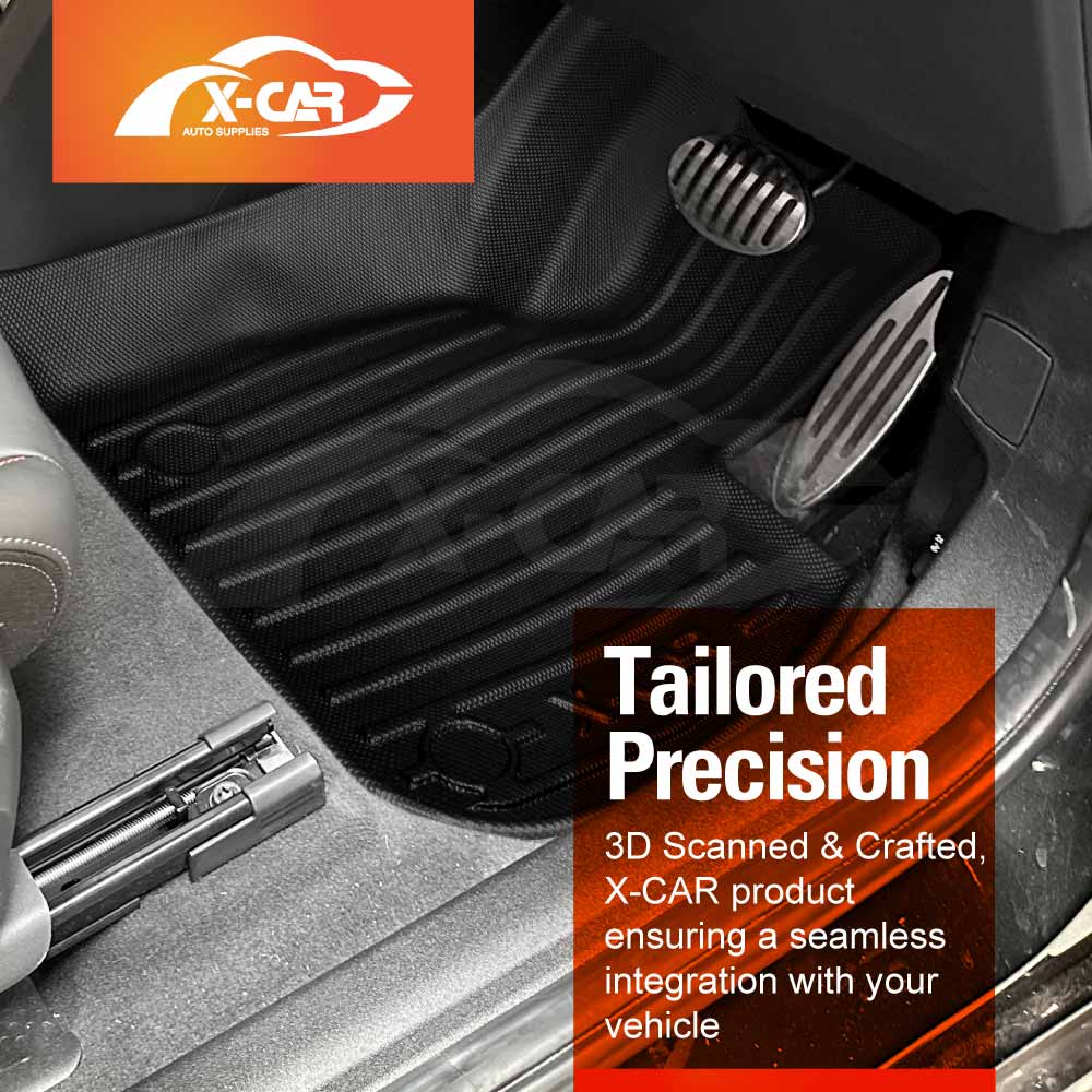 3D Floor Mats Boot Liner Set for MINI Countryman U25 2024-Onwards All Weather Heavy Duty Cargo Car Trunk Luggage Tray Acessories