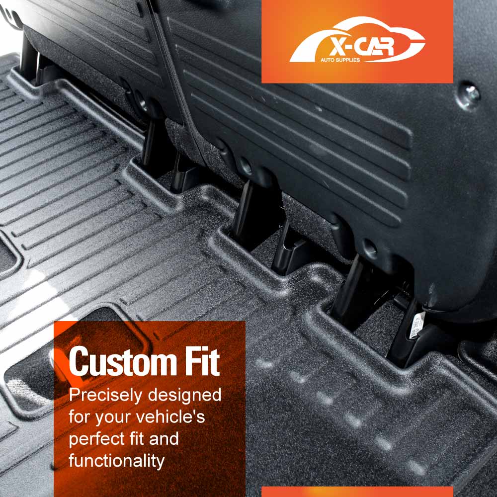 3D Floor Mats Boot Liner Set for Isuzu MU-X MUX 2022-Onwards All Weather Heavy Duty Cargo Car Trunk Luggage Tray