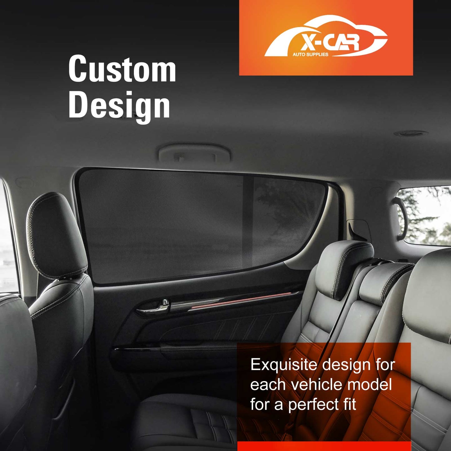 Rear Port Window Sun Shades for Holden Trailblazer/Colorado7 | Isuzu MU-X 2012-2021 Car Sun Blind Mesh