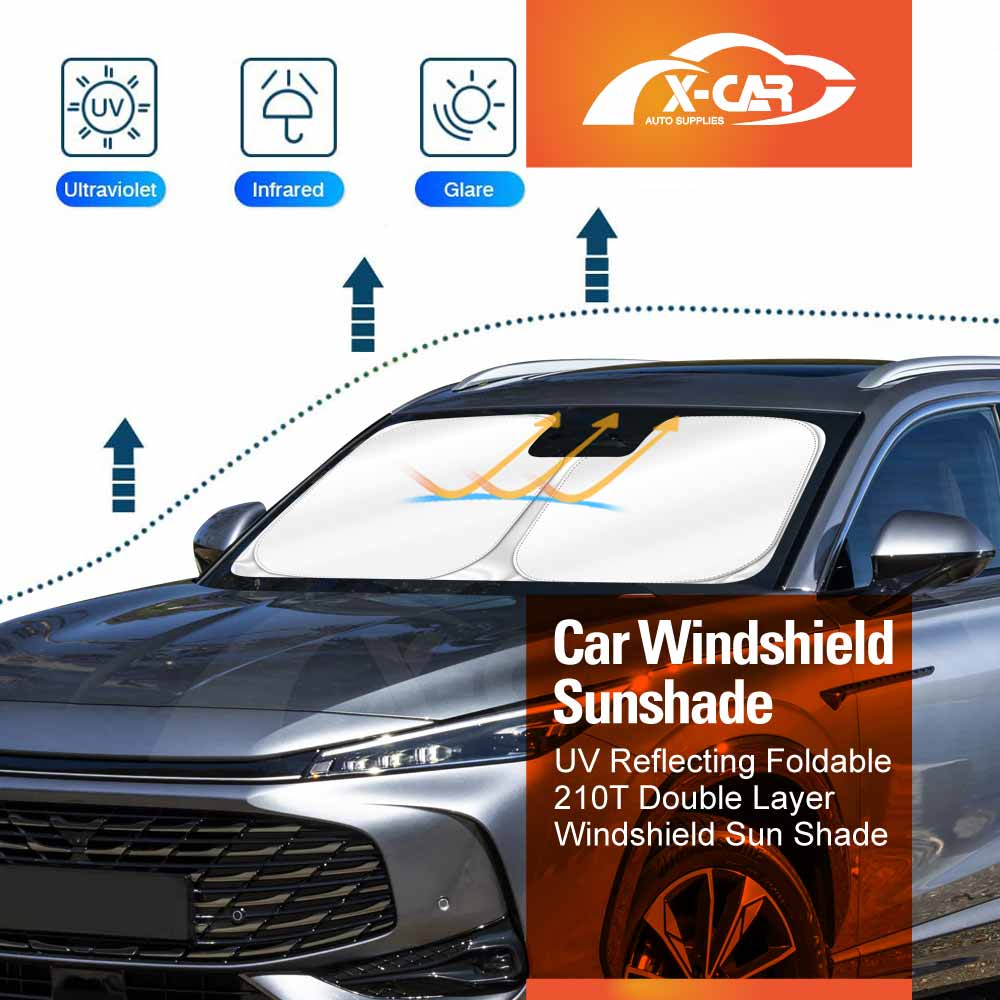 WindScreen Sun Shade for MG HS 2025-Onwards Blocks UV Rays Foldable Custom Wind Screen Sun Visor Protector