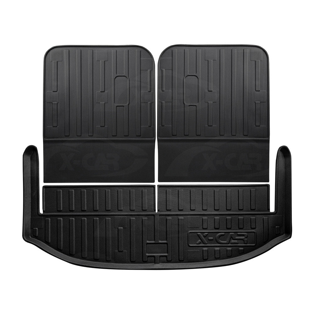 Boot Liners for Mahindra XUV700 2023-Onwards All Weather Heavy Duty Cargo Trunk Mat Luggage Tray Car Accessories 3 Pcs Set