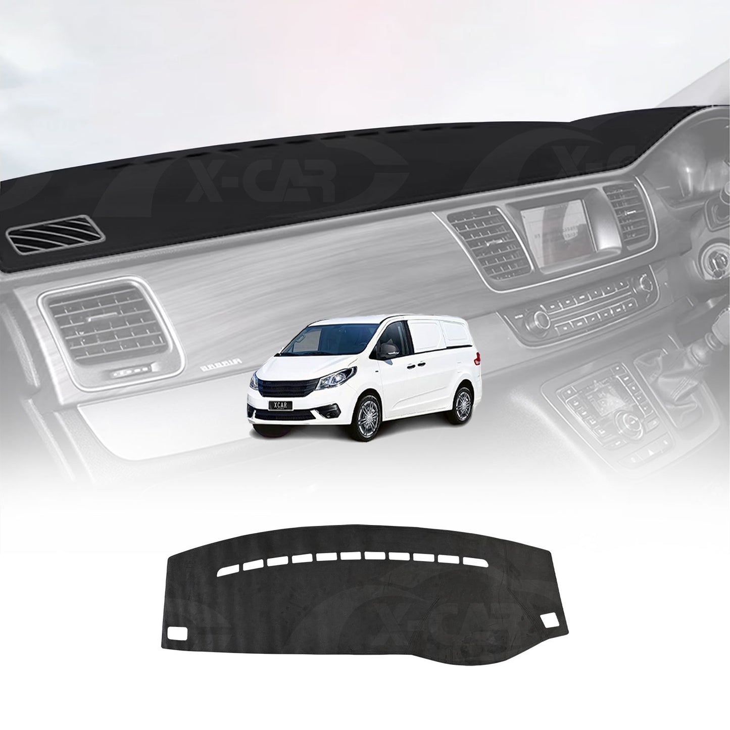 Dash Mat for LDV G10 Van 2015-Onwards Non-Slip Microfiber Pad Cover Interior Accessories