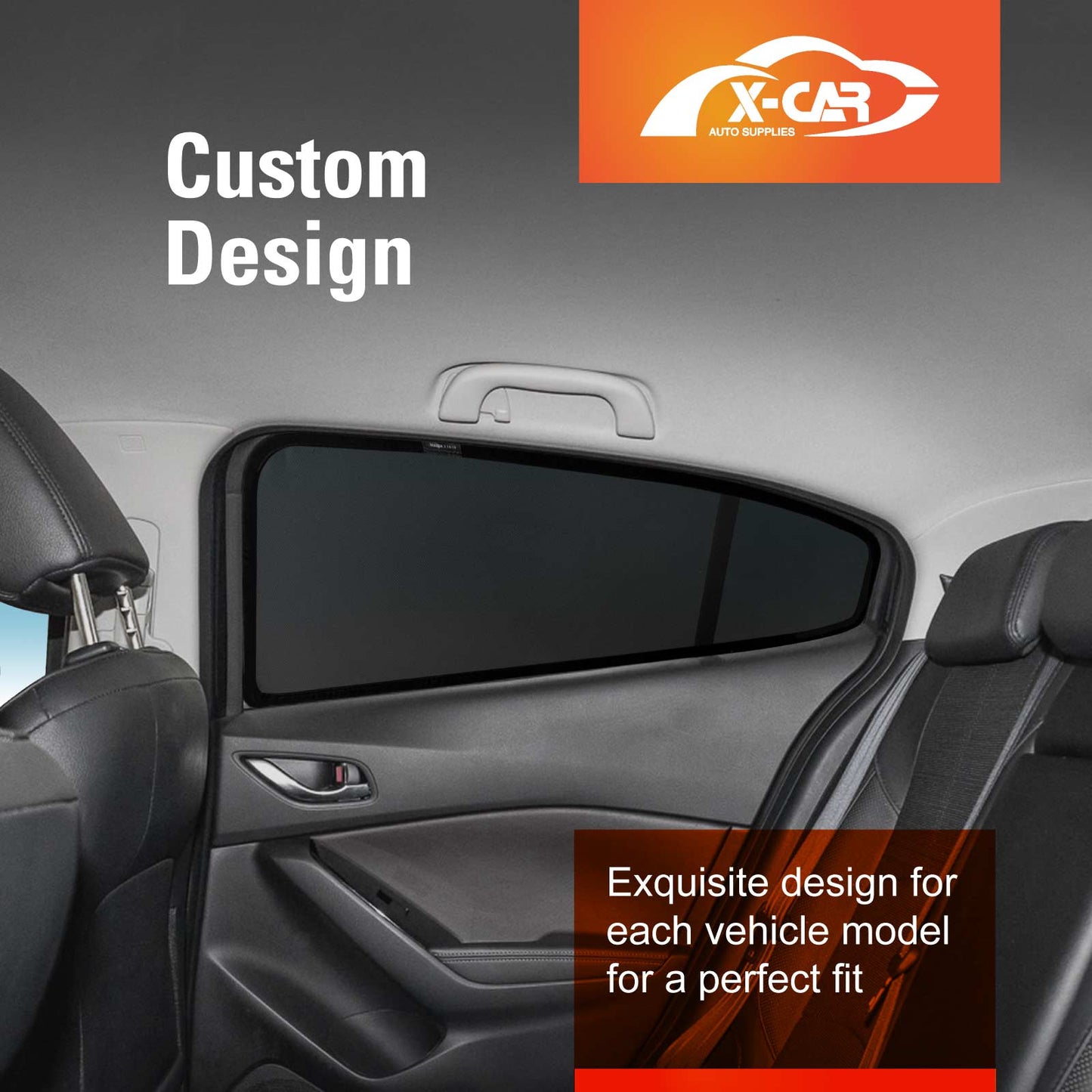 Rear Window Sun Shades for Mazda 3 BN BM 2014-2019 Hatch & Sedan Car UV Protection Custom Car Sunshade Blind Mesh