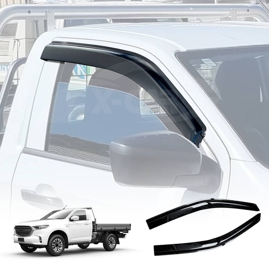 Weathershields for Mazda BT-50 BT50 Single Cab 2020-2025 TF Series Car Weather Shields Wind Deflectors Window Sun Visor