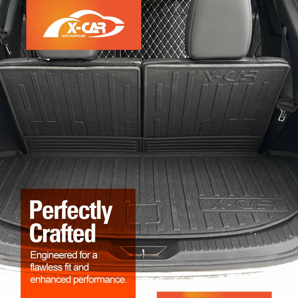 Boot Liners for Mazda CX-8 CX8 2018-2024 All Weather Heavy Duty Cargo Trunk Mat Luggage Tray Car Accessories 3 Pcs Set