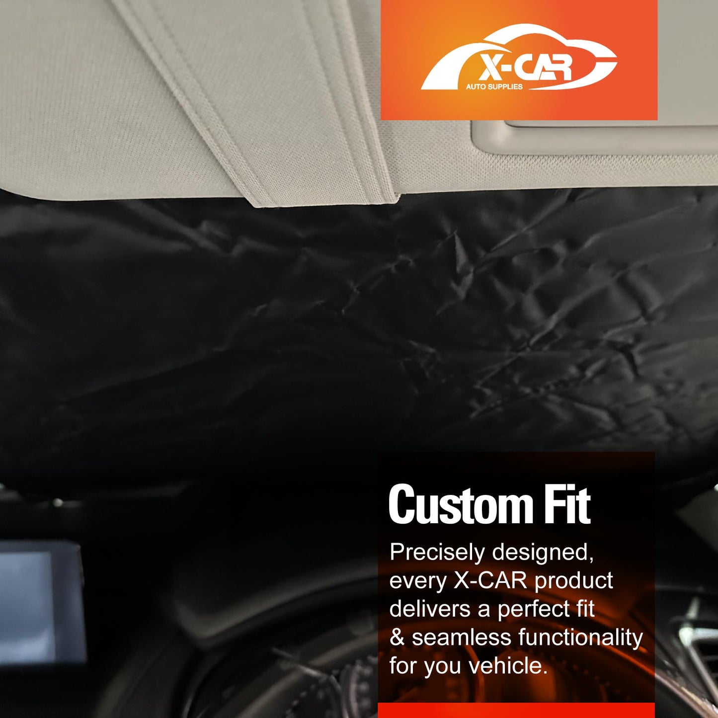 WindScreen Sun Shade for Mazda CX-9 2016-2024 Blocks UV Rays Foldable Custom Wind Screen Sun Visor Protector CX9 Accessories