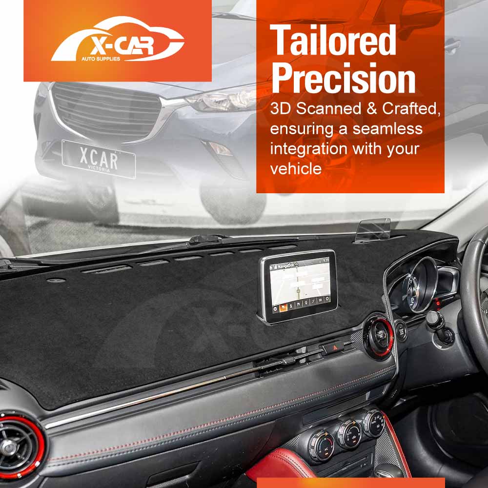 Dash Mat for Mazda CX-3 CX3 With HUD 2015-Onwards Non-Slip Microfiber Pad Interior Accessories
