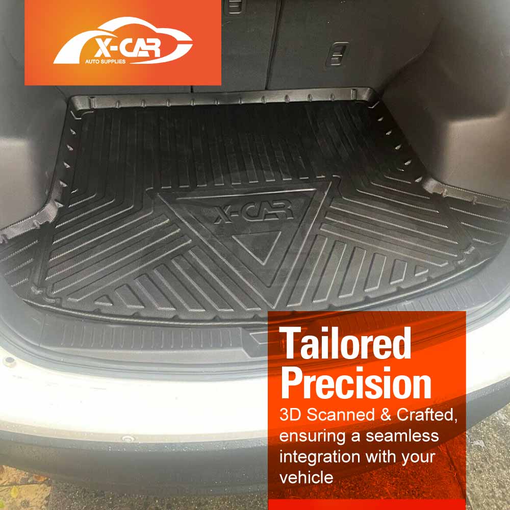 Boot Liner Kick Mats Set for Mazda CX5 CX-5 2012-2017 All Weather Heavy Duty Cargo Car Trunk Back Seat Protector