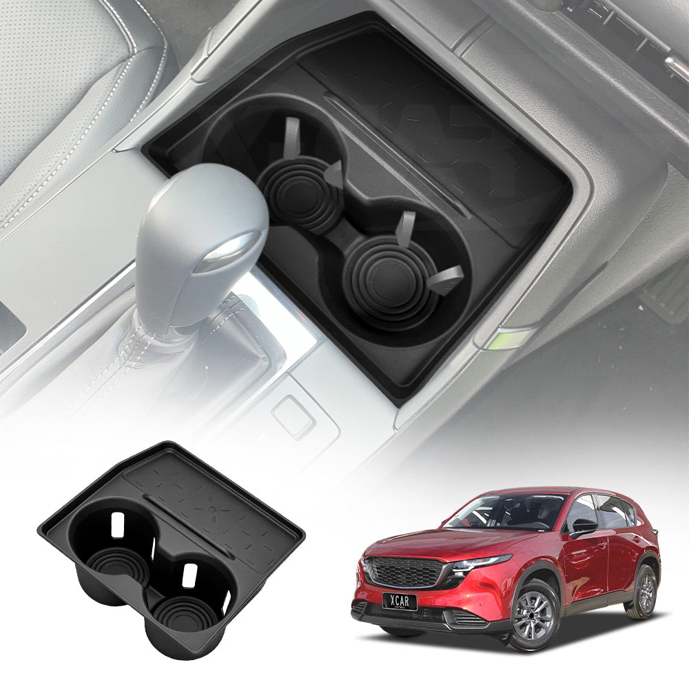 Cup Holder Organiser Tray for Mazda CX-5 CX5 KM Series 2026-Onwards Centre Console Storage Box Silicone Insert Accessories