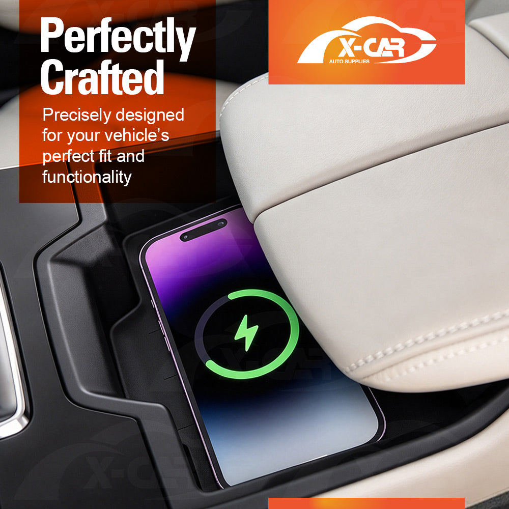 Dashboard Storage Tray Set for Mazda CX-5 CX5 KM Series 2026-Onwards Armrest Cup Holder Wireless Charger Pad Organiser