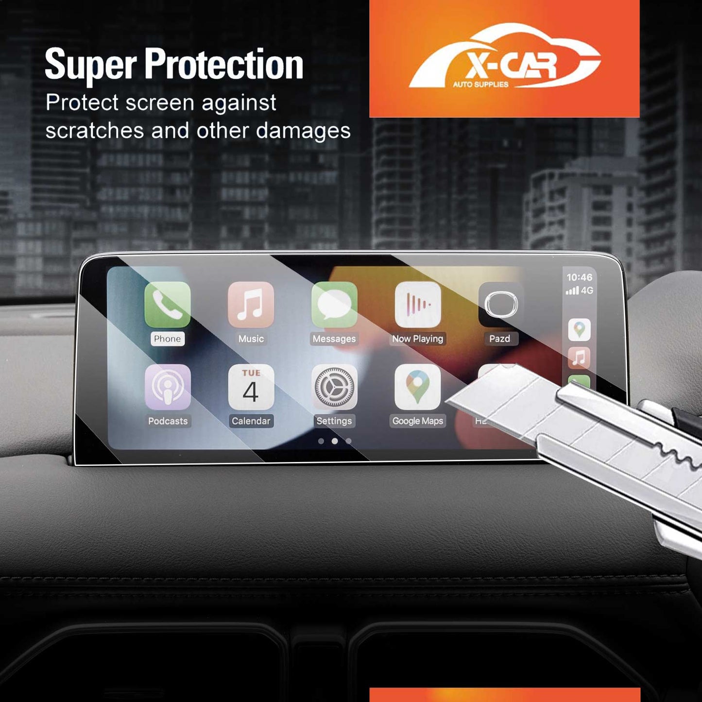 Tempered Glass Screen Protector for Mazda CX5 CX-5 2022-Onwards Touchscreen Anti-Scratch Cover Accessories