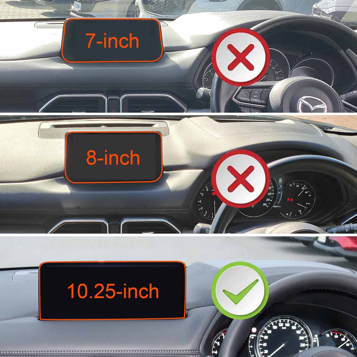 Tempered Glass Screen Protector for Mazda CX5 CX-5 2022-Onwards Touchscreen Anti-Scratch Cover Accessories