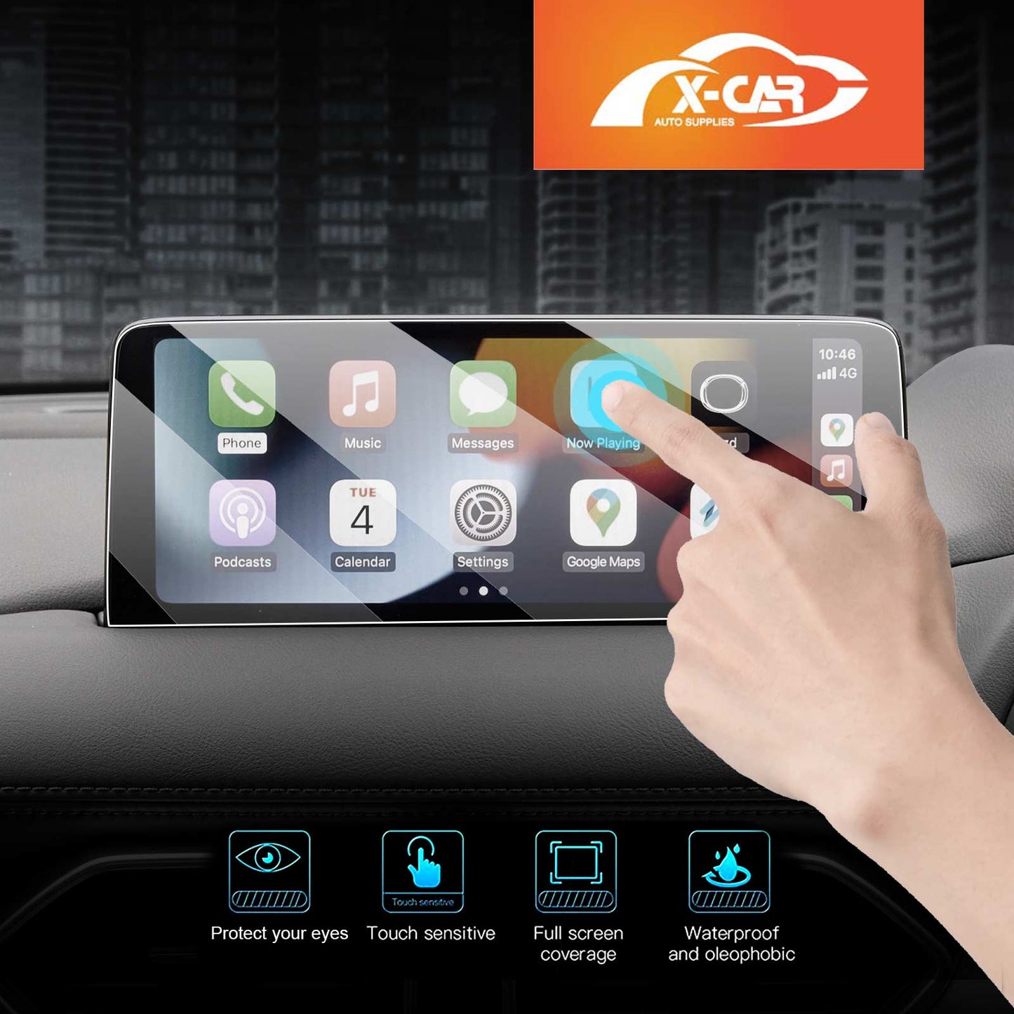 Tempered Glass Screen Protector for Mazda CX5 CX-5 2022-Onwards Touchscreen Anti-Scratch Cover Accessories