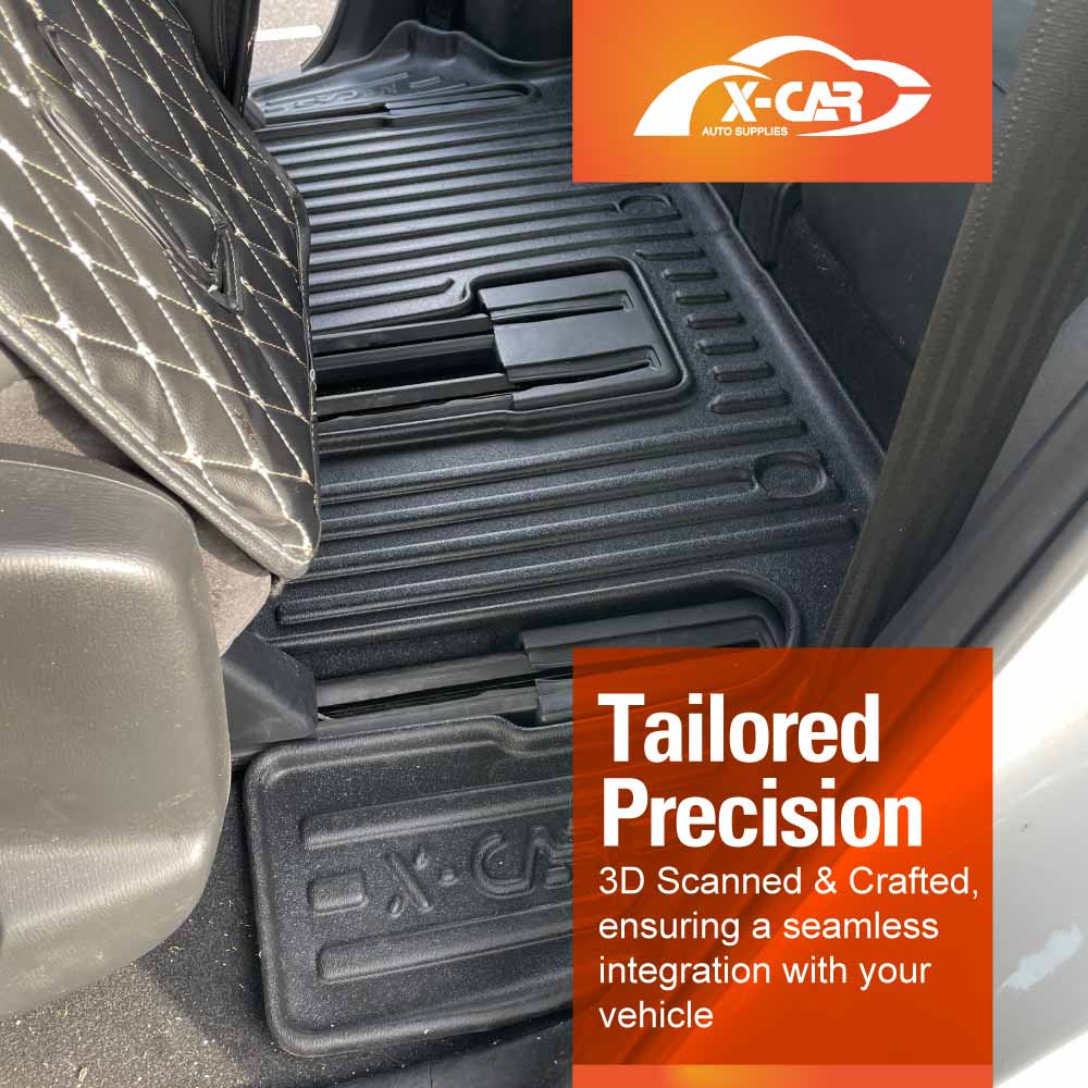3D Floor Mats Boot Liner Set for Mazda CX-8 CX8 2018-2024 All Weather Heavy Duty Cargo Car Trunk Luggage Tray