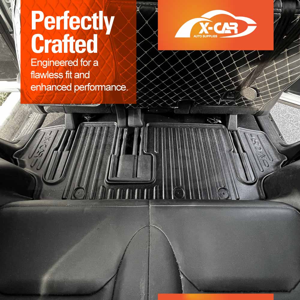 3D Floor Mats Boot Liner Set for Mazda CX-8 CX8 2018-2024 All Weather Heavy Duty Cargo Car Trunk Luggage Tray