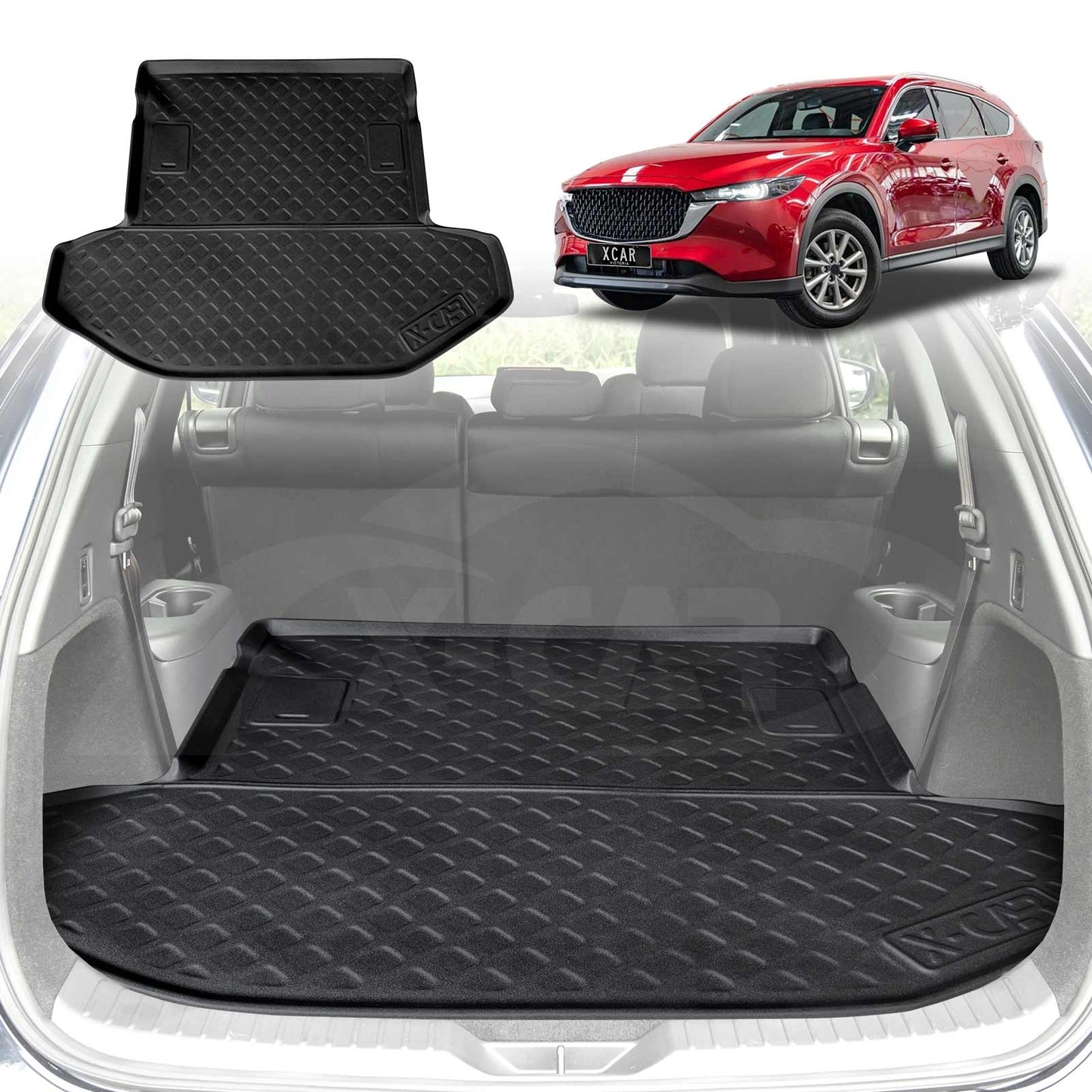 Boot Liner for Mazda CX-8 CX8 2018-2024 Heavy Duty Cargo Trunk Mat Luggage Tray