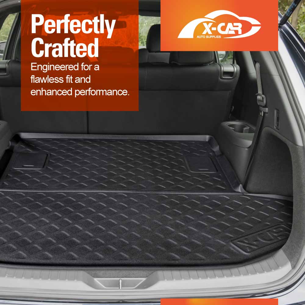 3D Floor Mats Boot Liner Set for Mazda CX-8 CX8 2018-2024 All Weather Heavy Duty Cargo Car Trunk Luggage Tray