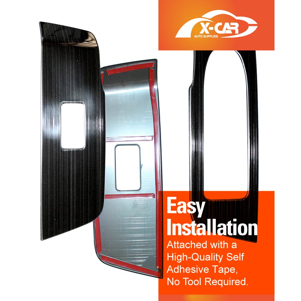 Power Window Control Switch Panel Trim for Mazda CX-80 CX80 2024-Onwards Stainless Steel Style Decor Cover Protector