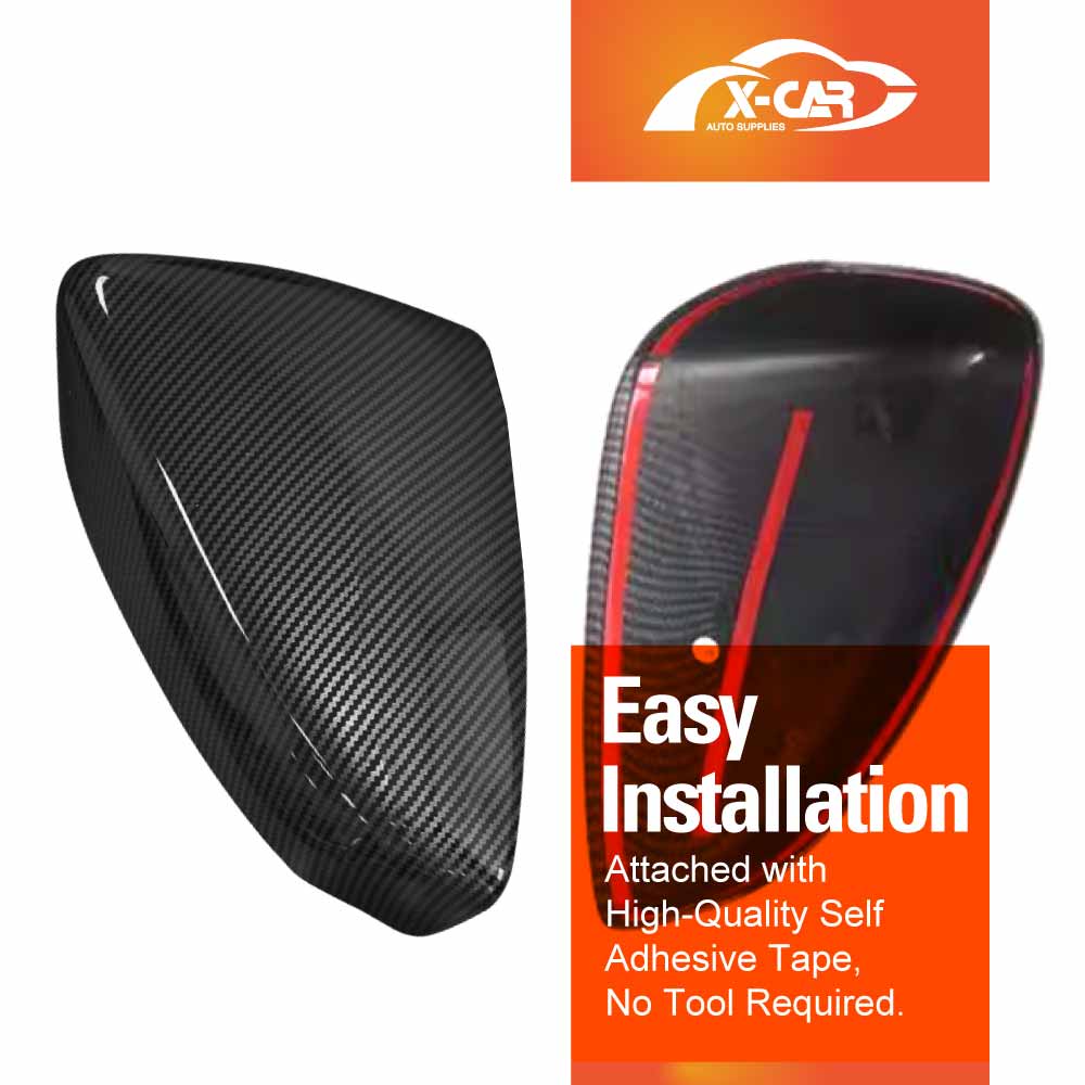 Rear View Mirror Trim Cover for Mazda CX-70 CX70 2024-Onwards Exterior Accessories Side Mirror Cap Carbon Fiber Style