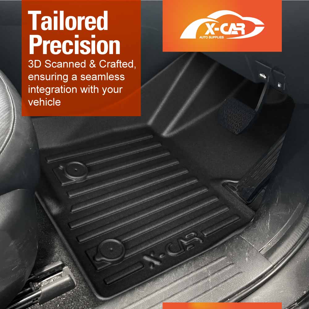 Front Rear Floor Mats for Mazda CX-9 CX9 2016-Onwards Heavy Duty All Weather Car Mats Carpet Liner Set