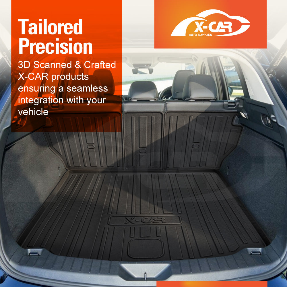 Boot Liner Set for Mazda CX5 CX-5 KM Series 2026-Onwards All Weather Heavy Duty Car Trunk Cargo Kick Mats Back Seat Protector