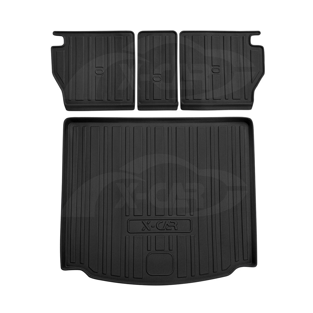Boot Liner Set for Mazda CX5 CX-5 KM Series 2026-Onwards All Weather Heavy Duty Car Trunk Cargo Kick Mats Back Seat Protector