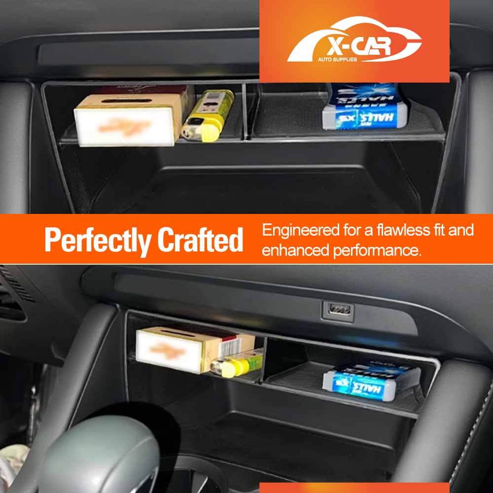 Glove Box Organizer Insert Tray for Mazda 3 BP Series Hatch Sedan 2019-Onwards Car Storage Box Accessories