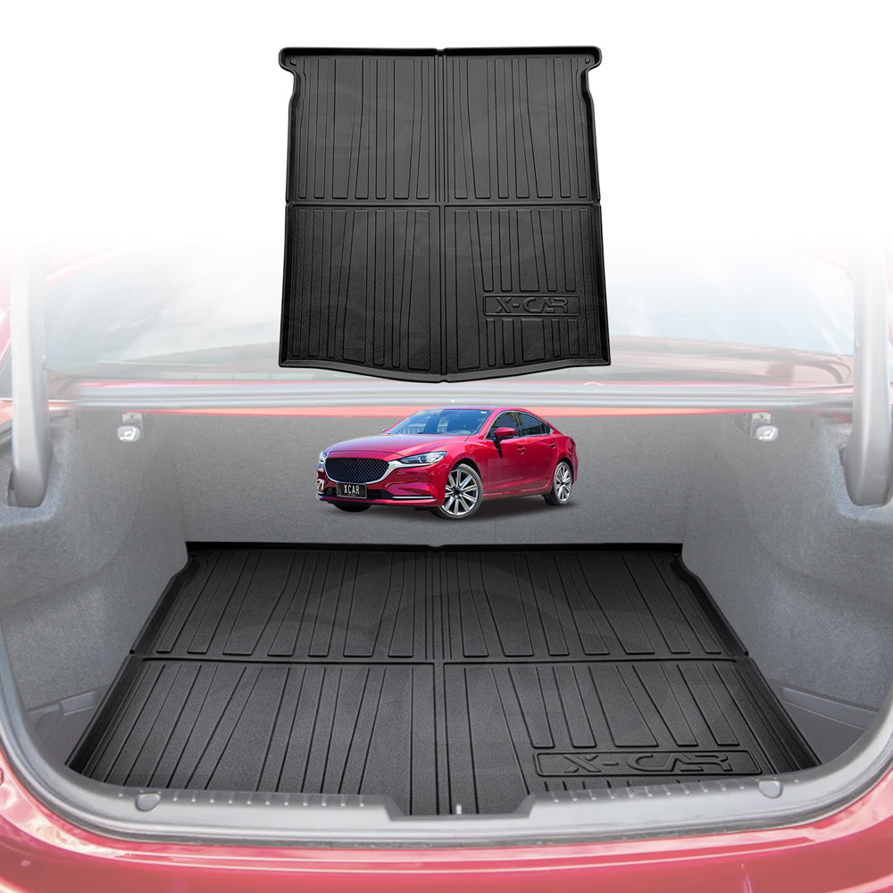 Boot Liner for Mazda 6 Sedan 2012-Onwards All Weather Heavy Duty Cargo Trunk Cover Mat Luggage Tray