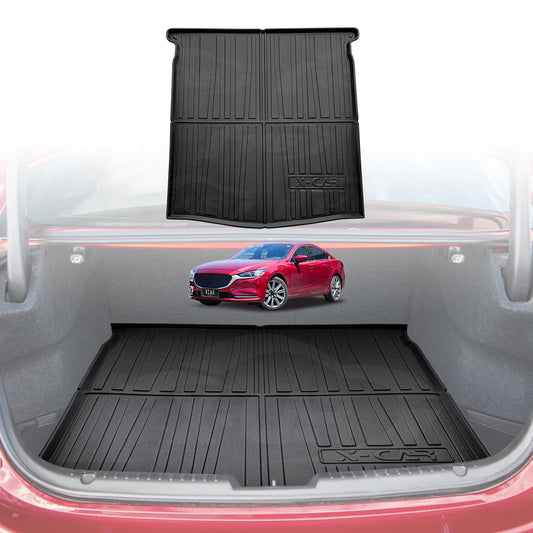Boot Liner for Mazda 6 Sedan 2012-Onwards All Weather Heavy Duty Cargo Trunk Cover Mat Luggage Tray