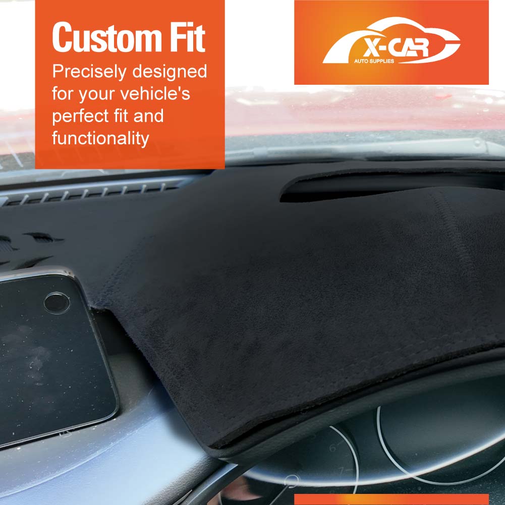 Dash Mat for Mazda 3 BP Series Hatch Sedan 2019-Onwards with-HUD Non-Slip Microfiber Pad Cover Interior Accessories