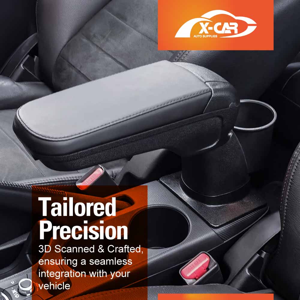 Central Armrest Storage Box with Cup Holder for Mazda CX-3 CX3 2015-Onwards Arm Rest Car Interior Accessories