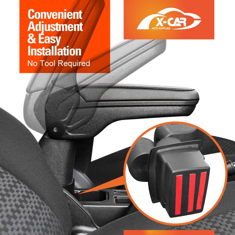 Central Armrest Storage Box with Cup Holder for Mazda CX-3 CX3 2015-Onwards Arm Rest Car Interior Accessories