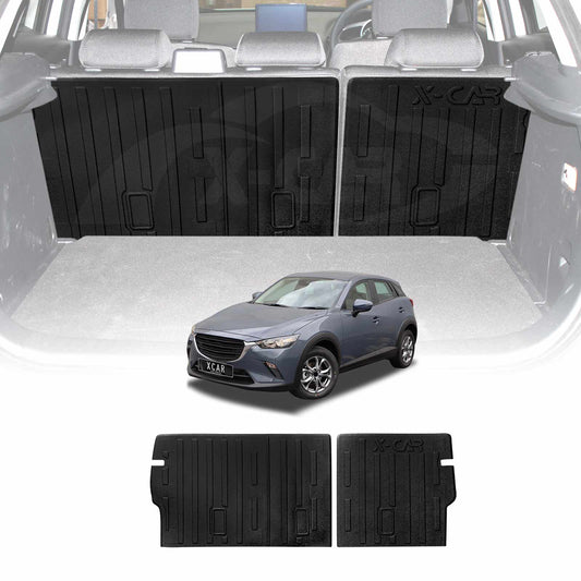 Back Seat Protector for Mazda CX-3 CX3 2015-Onwards All Weather Heavy Duty Car Seat Kick Mats Cover