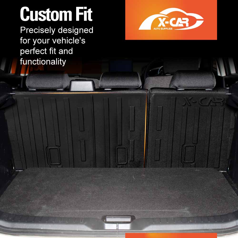 3D Floor Mats Boot Liner Set for Mazda CX-3 CX3 2015-Onwards All Weather Heavy Duty Cargo Kick Mats Back Seat Protector Cover