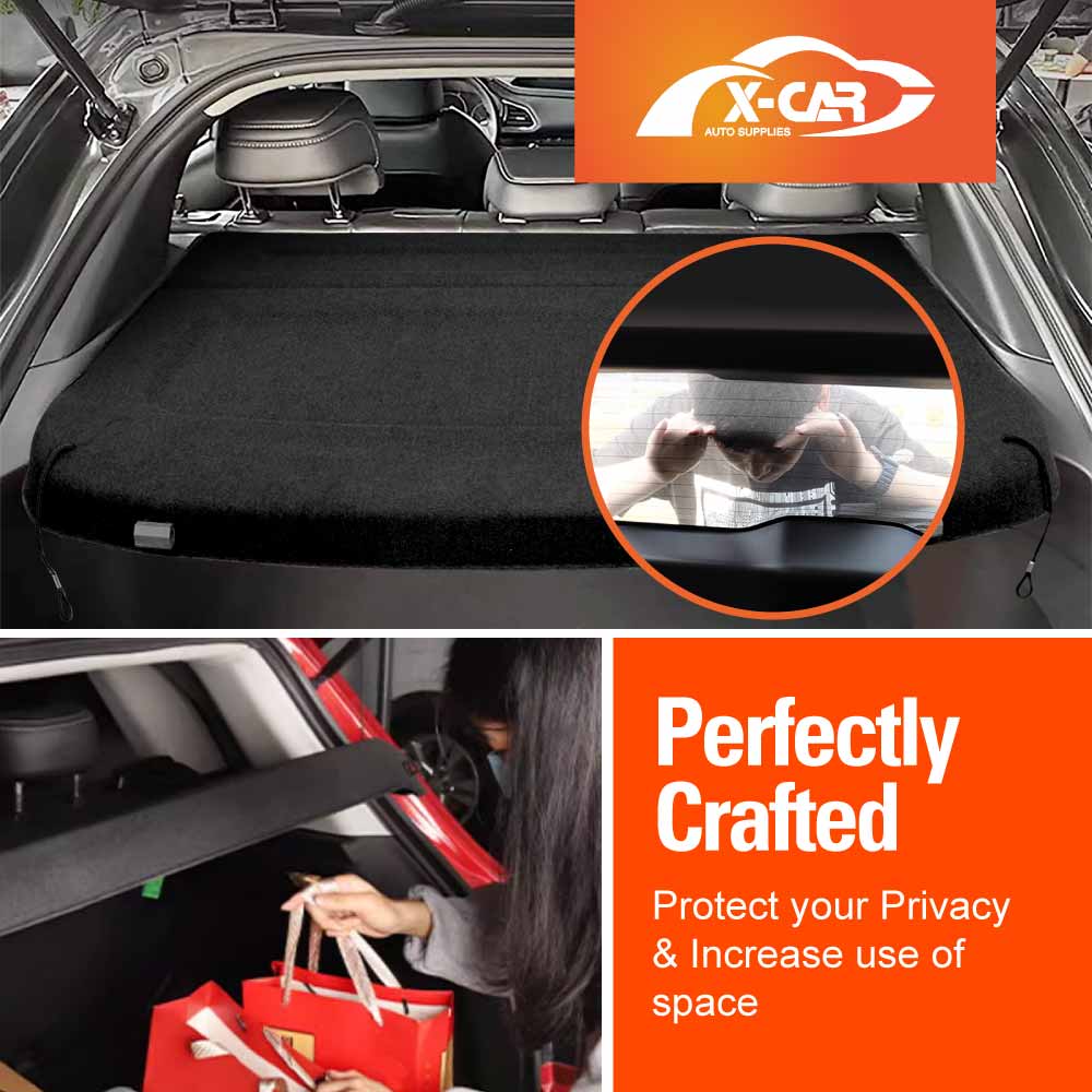 Car Trunk Shade for Mazda CX-30 CX30 2019-Onwards Rear Cargo Security Shield Luggage Cover Board Blinder