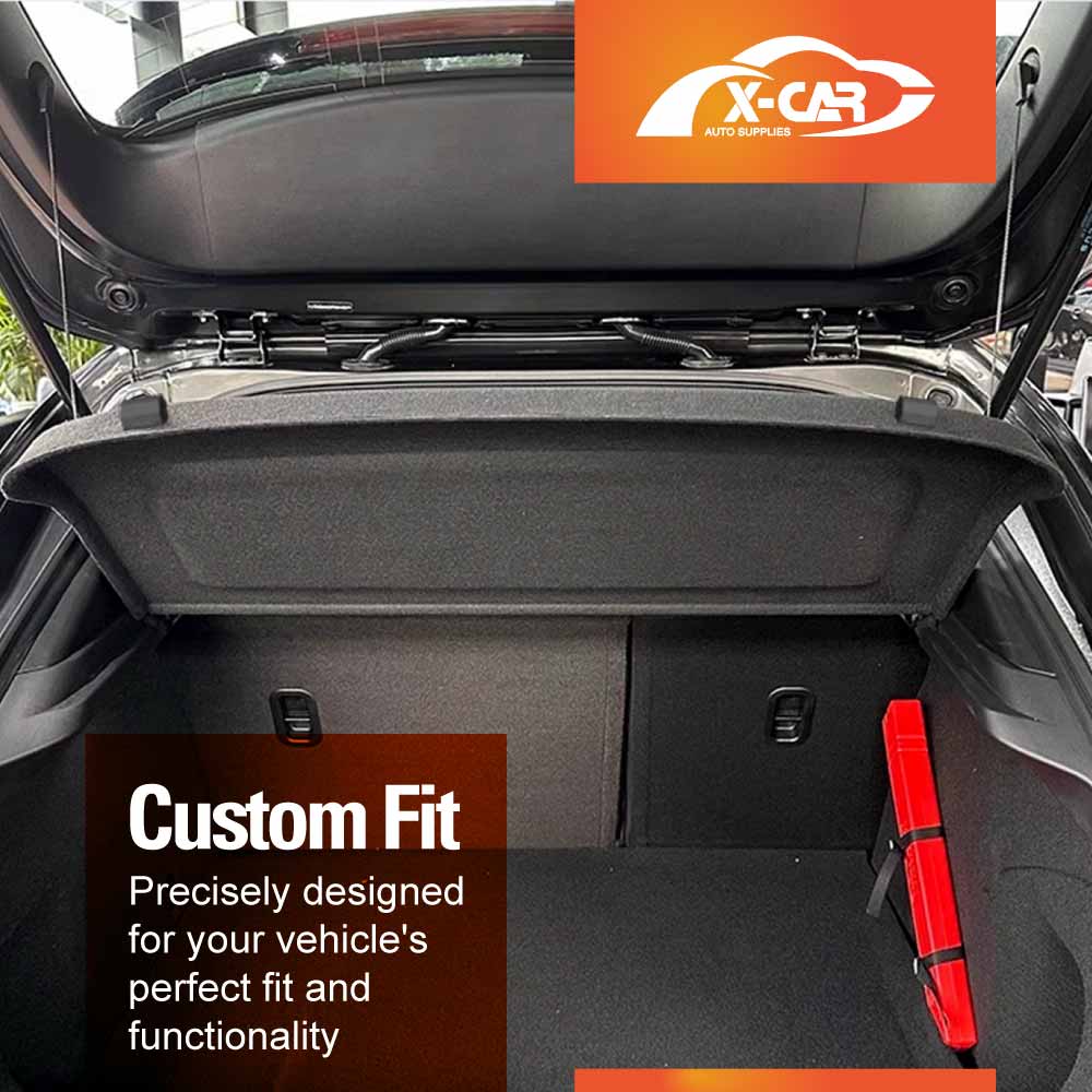 Car Trunk Shade for Mazda CX-30 CX30 2019-Onwards Rear Cargo Security Shield Luggage Cover Board Blinder