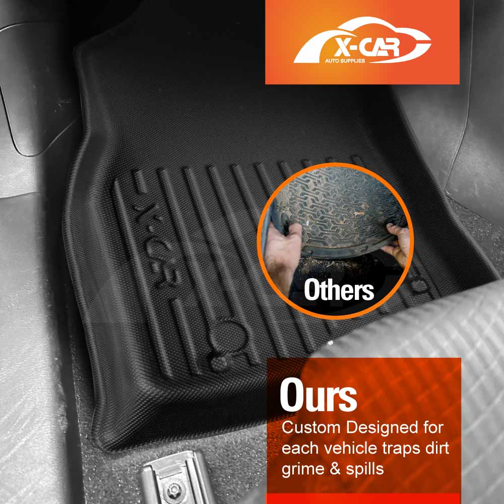 Floor Mats Boot Liner Set for Mazda CX5 CX-5 2012-2017 All Weather Heavy Duty Car Trunk Cargo Kick Mats Back Seat Protector Cover