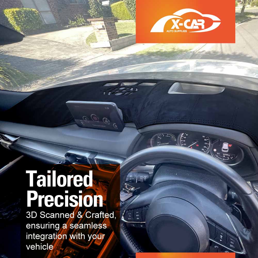 Dash Mat Pad Cover for Mazda CX8 CX-8 2018-2025 Non-Slip Microfiber