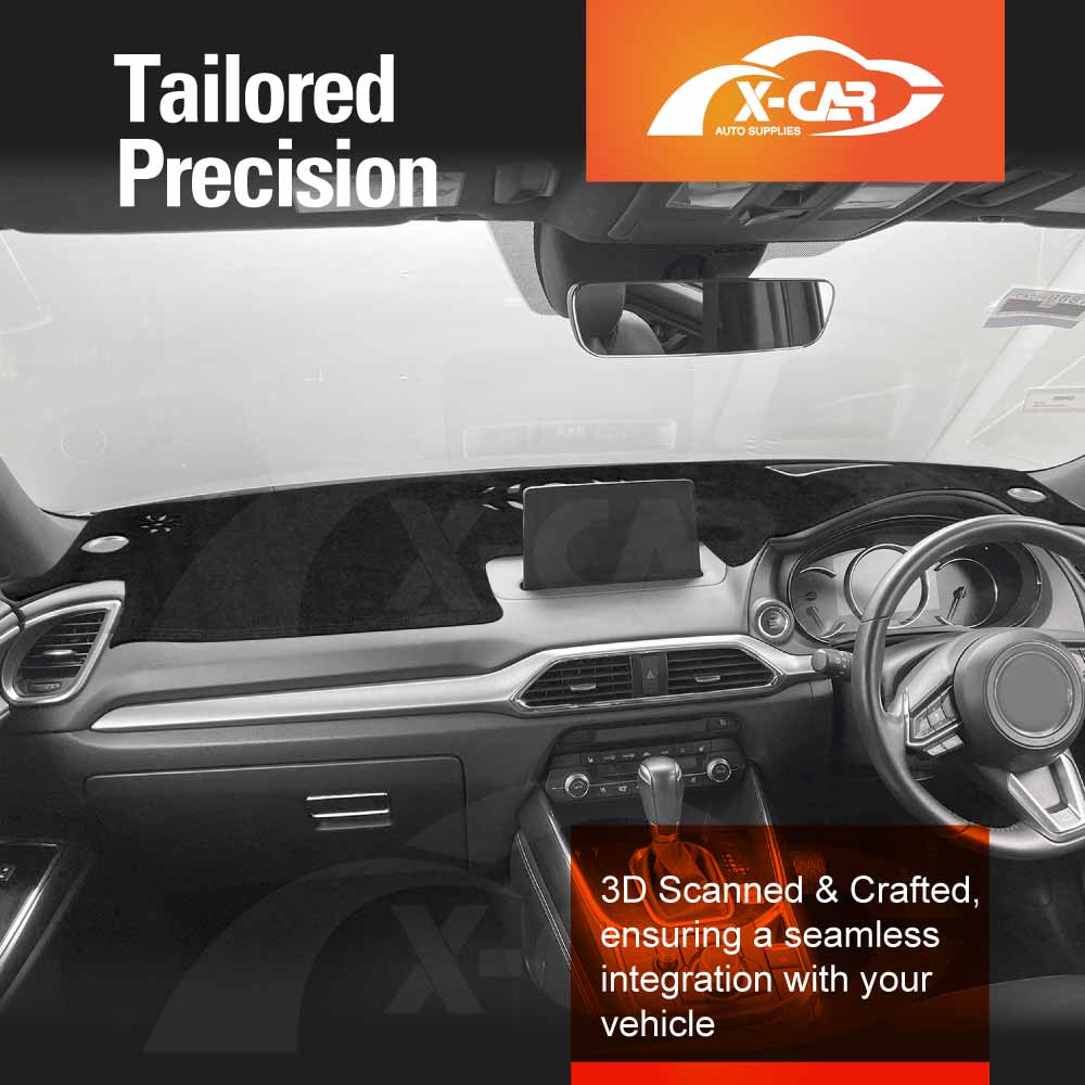 Dash Mat for Mazda CX-9 CX9 With HUD 2016-Onwards Non-Slip Microfiber Pad Cover Interior Accessories