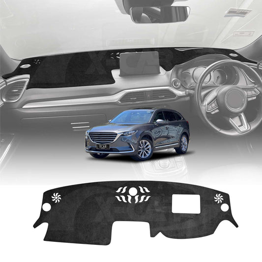Dash Mat for Mazda CX-9 CX9 With HUD 2016-Onwards Non-Slip Microfiber Pad Cover Interior Accessories