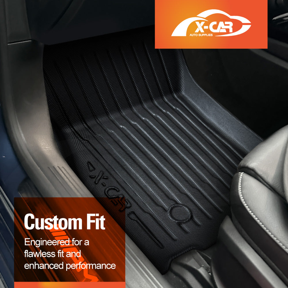 3D Floor Mats Boot Liner Set for Mercedes-Benz A-Class W177 Hatch 2018-Onwards All Weather Heavy Duty Cargo Car Trunk Luggage Tray
