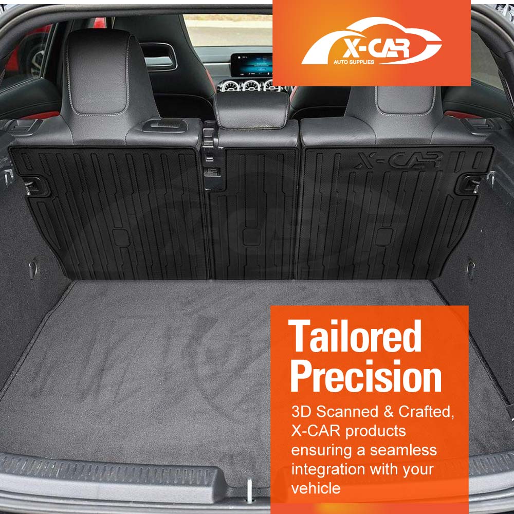 Back Seat Protector for Mercedes-Benz A-Class W177 Hatch 2018-Onwards All Weather Heavy Duty Car Seat Kick Mats Cover