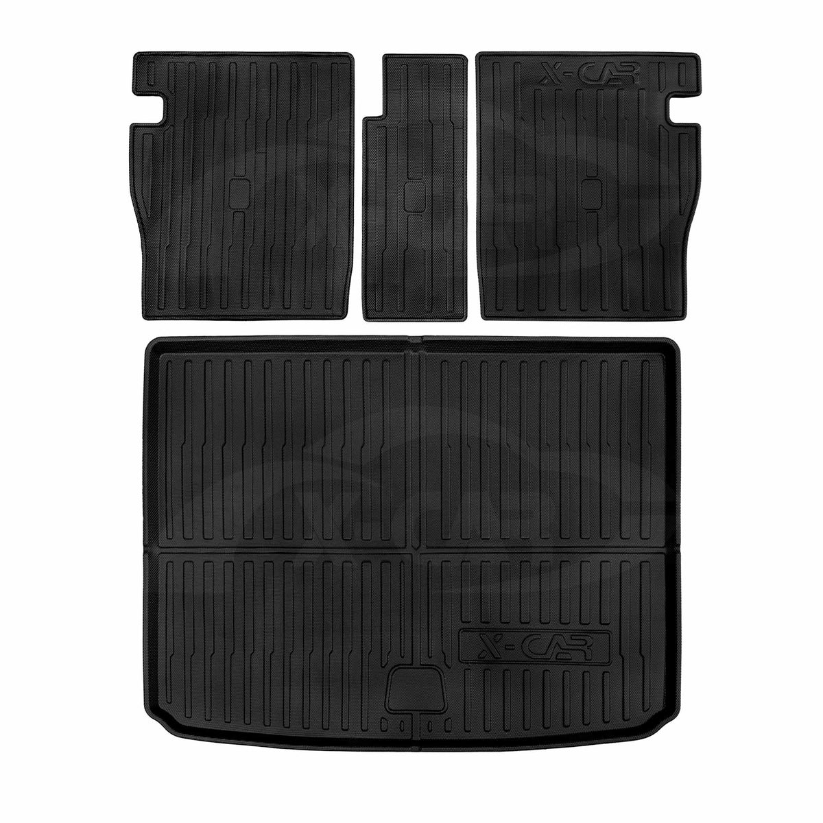 Boot Liner Set for Mercedes-Benz A-Class W177 Hatch 2018-Onwards Heavy Duty Car Trunk Cargo Kick Mats Back Seat Protector