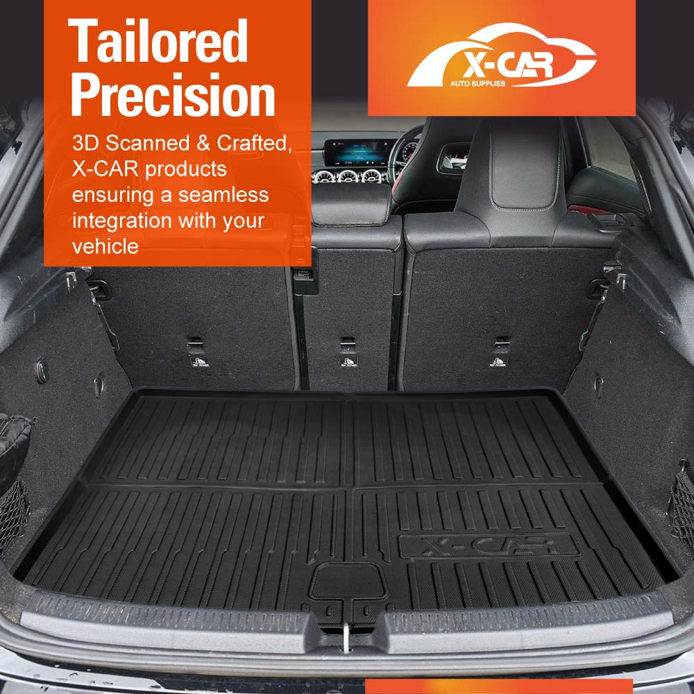 Boot Liner for Mercedes-Benz A-Class W177 Hatch 2018-Onwards All Weather Heavy Duty Cargo Trunk Mat Luggage Tray