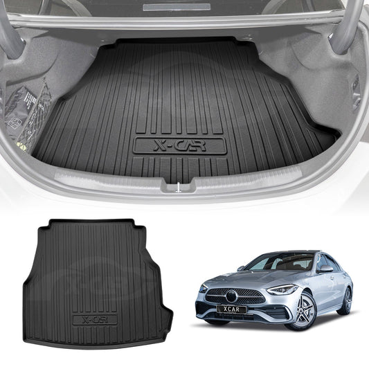 Boot Liner for Mercedes-Benz C-Class Sedan 2021-2026 All Weather Heavy Duty Cargo Trunk Mat Luggage Tray
