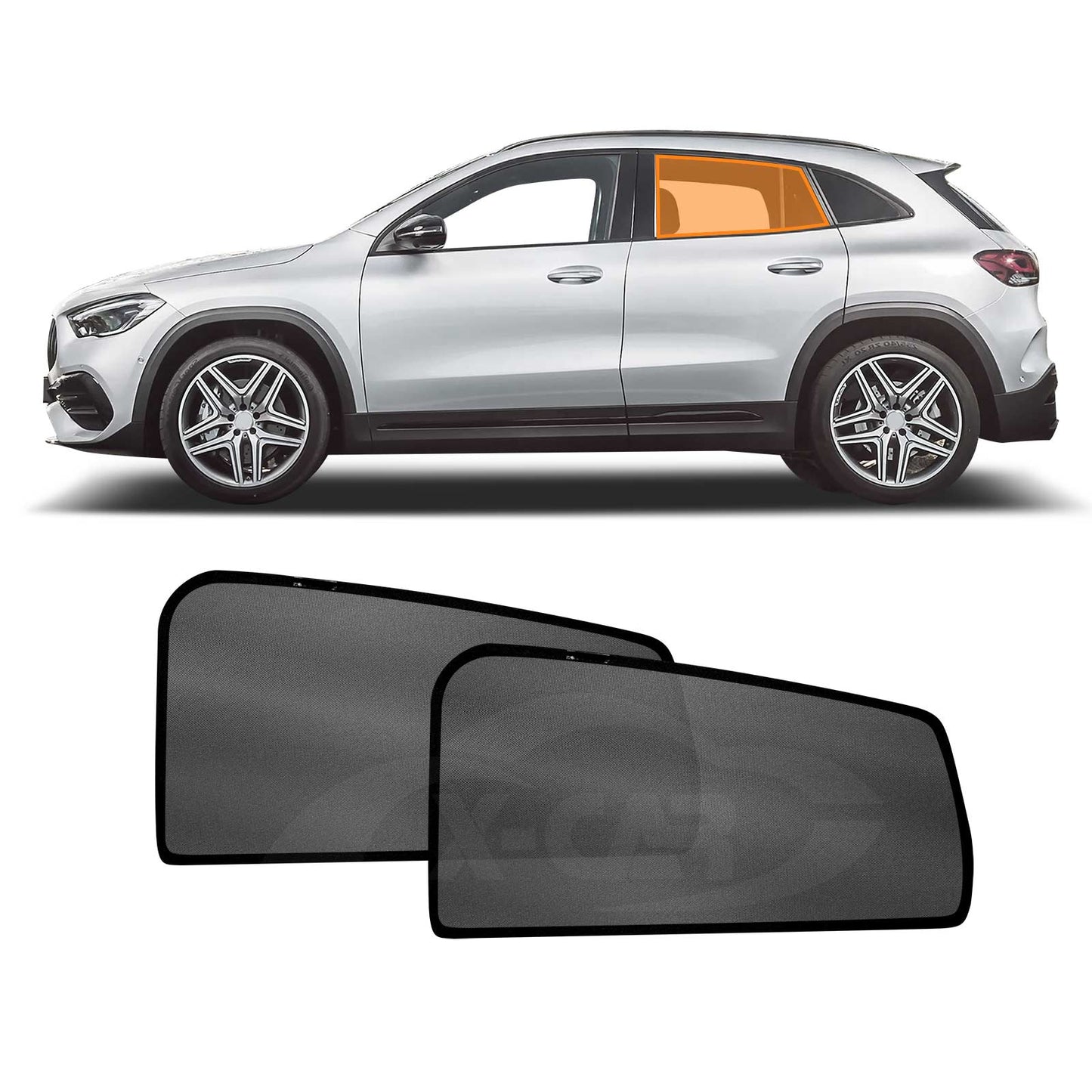 Rear Window Sun Shade for Mercedes-Benz GLA 2020-2025 Car Sun Blind Mesh