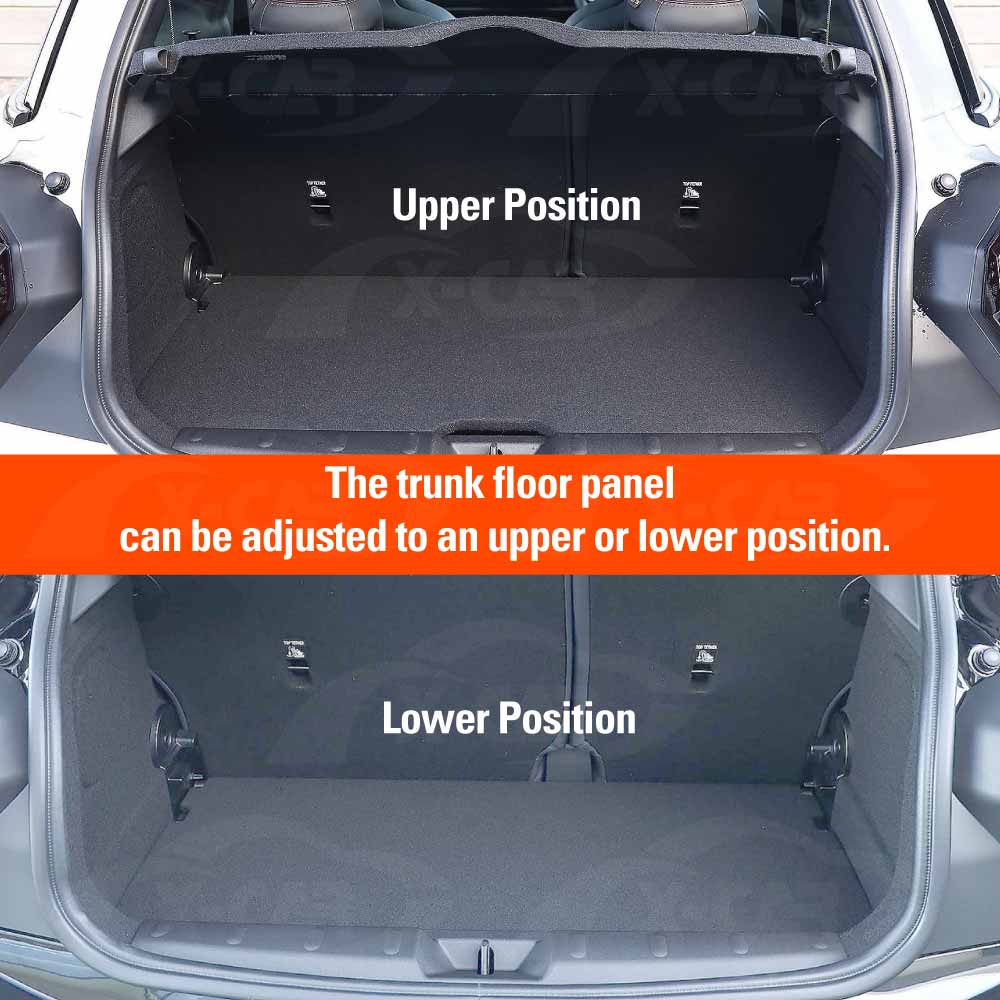 Boot Liner for Mini Cooper 3 Door 2024-Onwards Lower Level All Weather Heavy Duty Cargo Trunk Cover Mat Luggage Tray Car Accessories