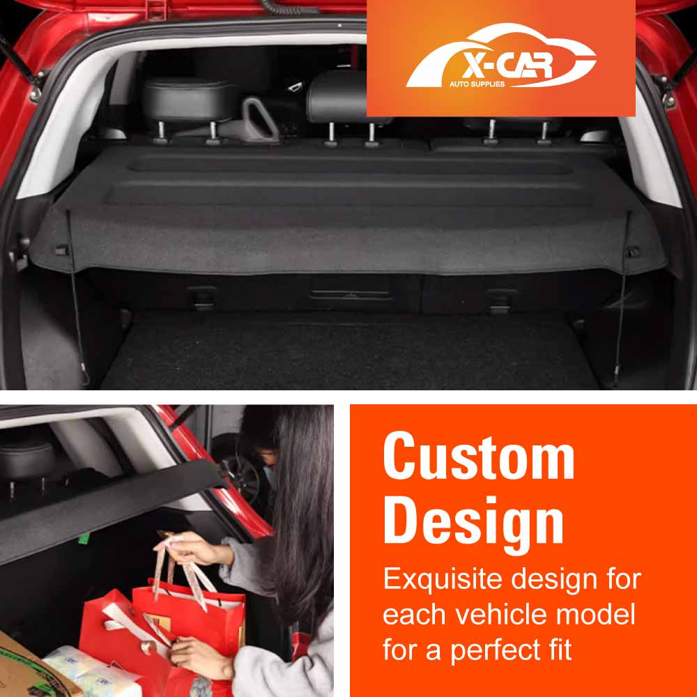 Car Trunk Shade for Mitsubishi ASX 2010-2025 Rear Cargo Security Shield Luggage Cover Board Blinder
